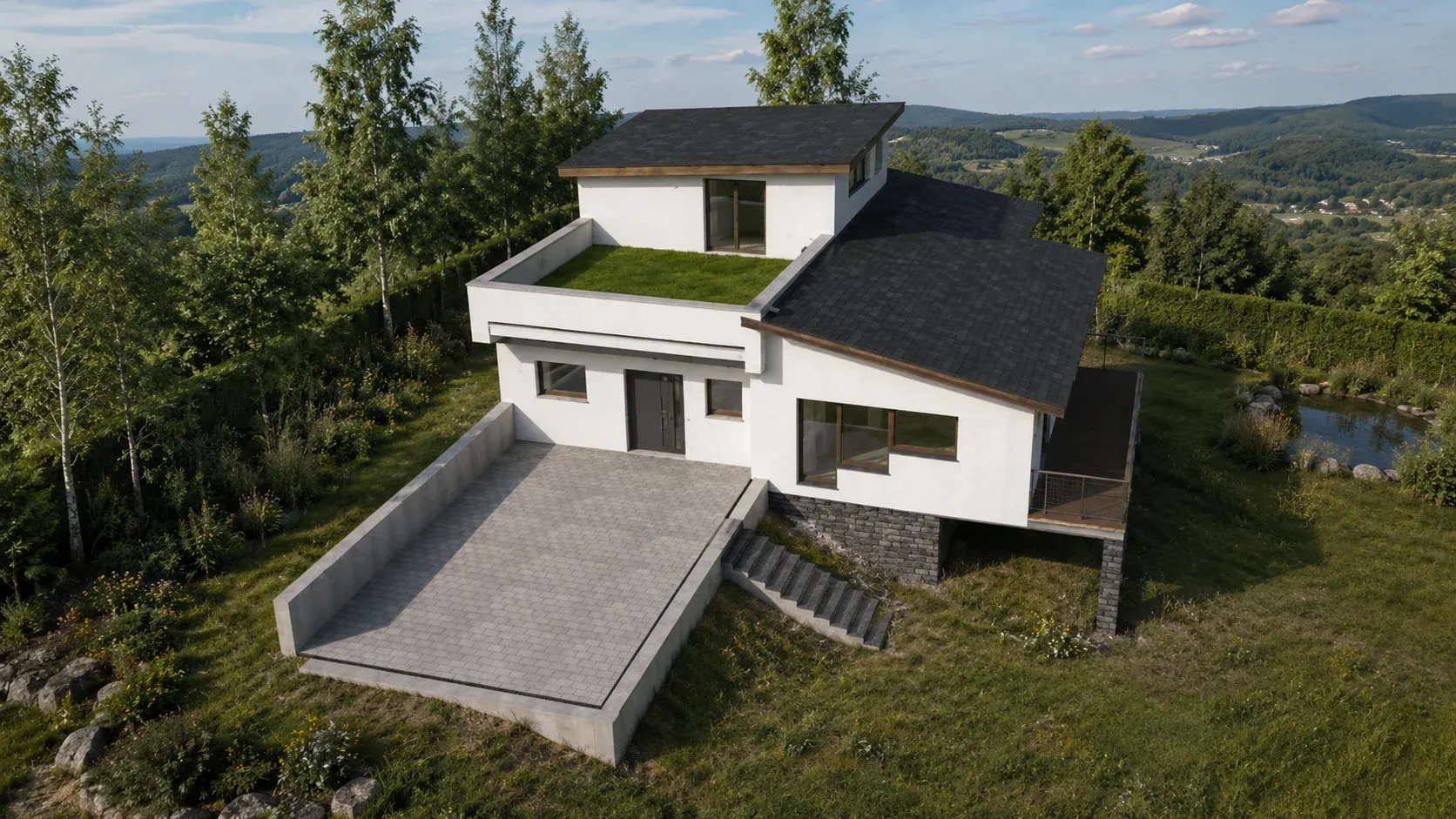 Novostavba rodinného domu Hlubočky