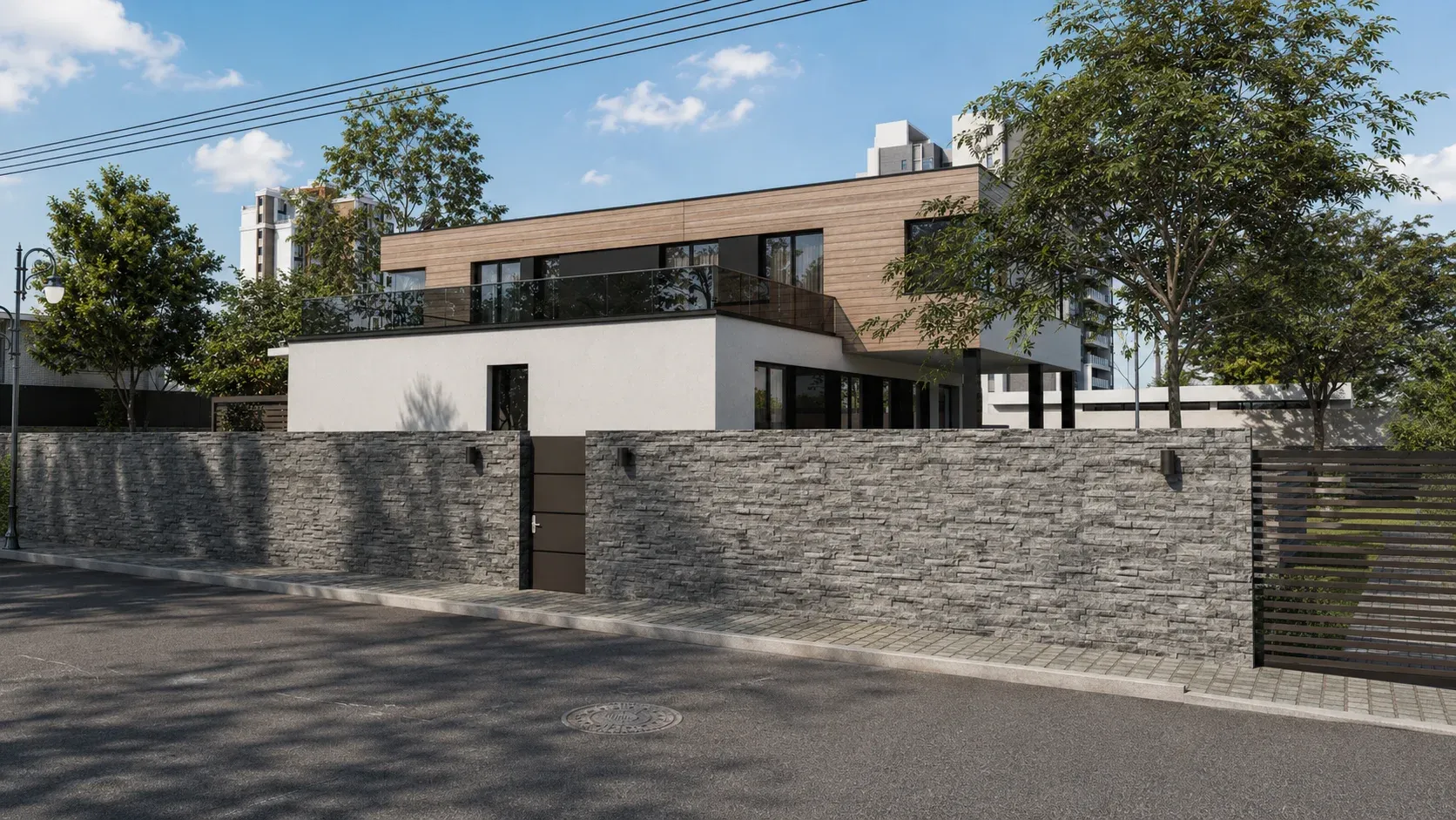 Moderní rodinná vila s podsklepením